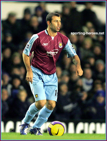 Javier Mascherano - West Ham United - Premiership Appearances