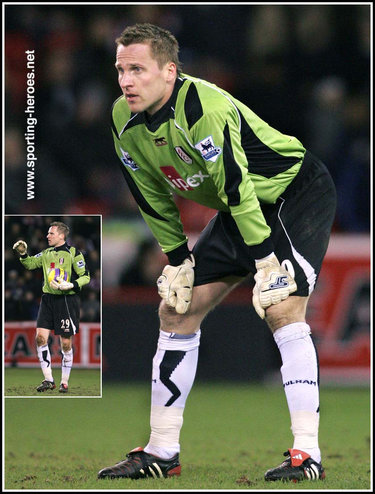 Antti Niemi - Fulham FC - League appearances for Fulham.