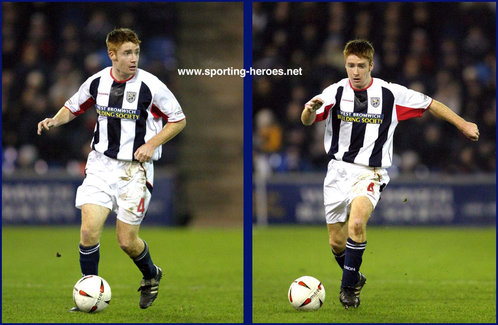 James K. O'CONNOR - West Bromwich Albion - League Appearances