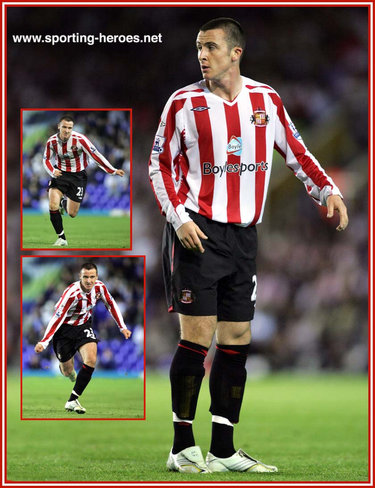 Roy O'Donovan - Sunderland FC - Premiership appearances.