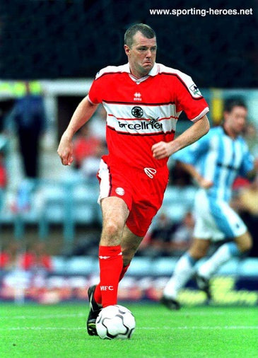 Gary Pallister - Middlesbrough FC - League appearances for Middlesbrough.
