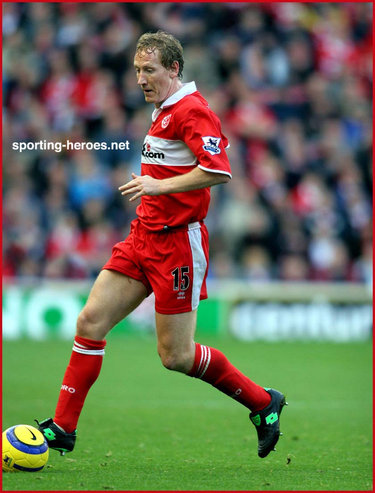 Ray Parlour - Middlesbrough FC - League appearances.