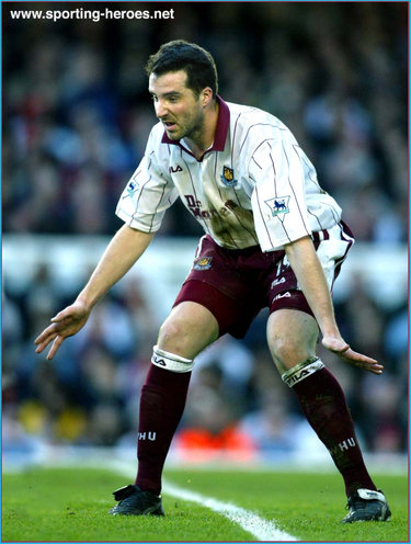 Ian Pearce - West Ham United - League appearances for The Hammers.