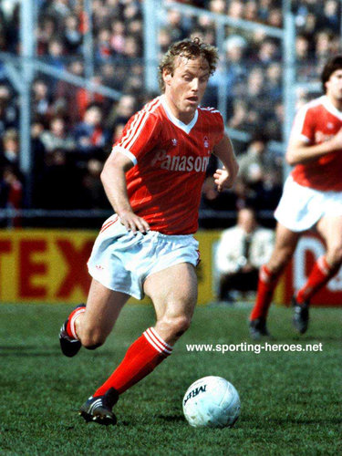 Jurgen Rober - Nottingham Forest - League appearances.