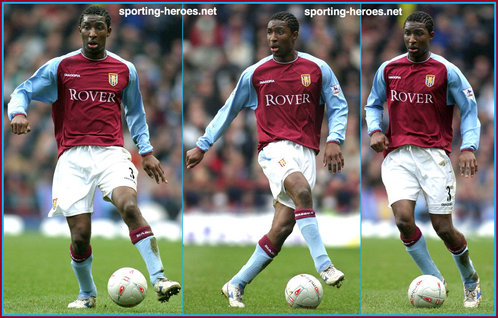 JLloyd Samuel - Aston Villa  - League appearances for Villa.