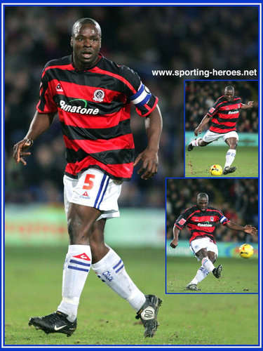Danny Shittu - Queens Park Rangers - League apps. 2001/02, 2002/03-2005/06, 2010/11-2011/12