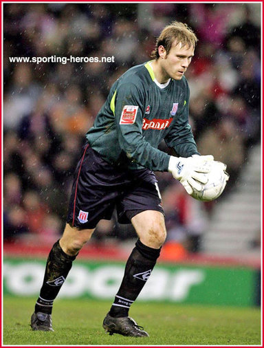 Steve Simonsen - Stoke City FC - League Appearances for Stoke.