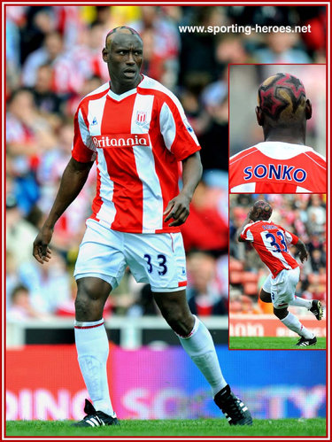 Ibrahima Sonko - Stoke City FC - Premiership appearances 2008/09-2010/11