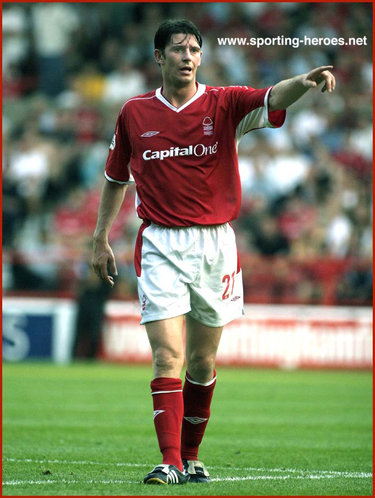 Danny Sonner - Nottingham Forest - League appearances.
