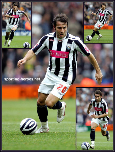 Filipe Teixeira - West Bromwich Albion - League Appearances