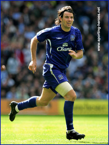 Nuno Valente - Everton FC - Premiership Appearances