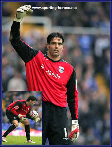 Pascal Zuberbuhler - West Bromwich Albion - League Appearances
