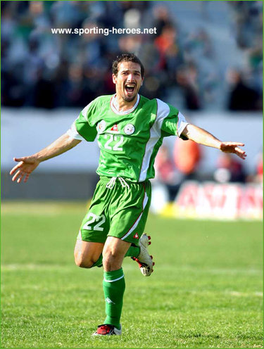 Hocine Achiou - Algerie - Coupe d'Afrique des Nations 2004