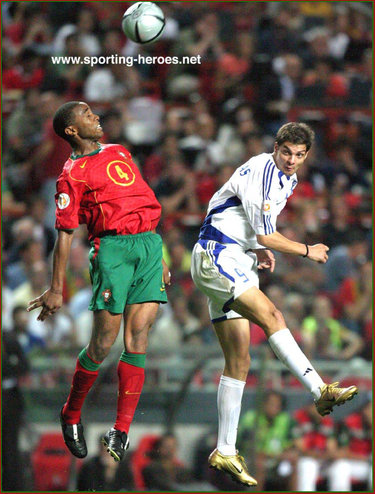 Jorge Andrade - Portugal - UEFA Campeonato do Europa 2004 (Final)