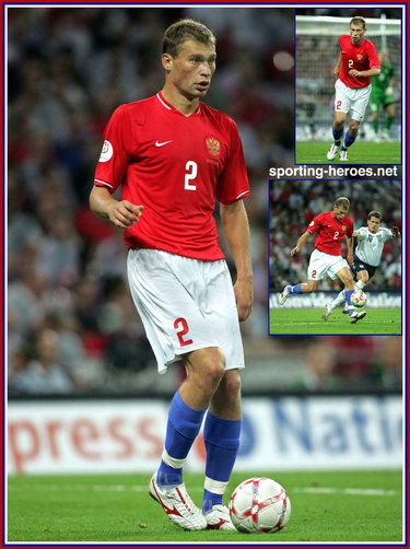 Vasili Berezutsky - Russia - UEFA European Championship 2008 Qualifying