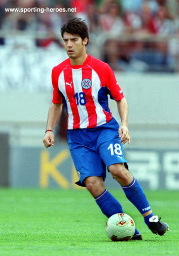 Julio Cesar Caceres - Paraguay - FIFA Copa del Mundo 2002 (Paraguay - Eslovenia, Paraguay - Alemania)