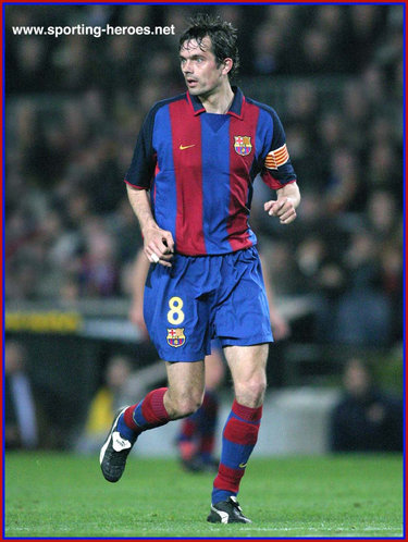 Phillip Cocu - Barcelona - Copa de la UEFA 2003/04 & 2002/03.