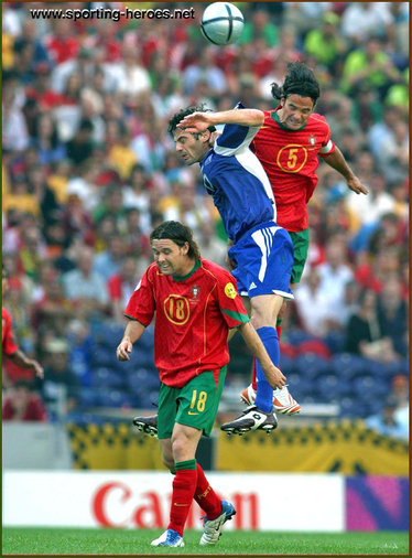 Fernando Couto - Portugal - UEFA Campeonato do Europa 2004 (Grécia, Espanha, Holanda)