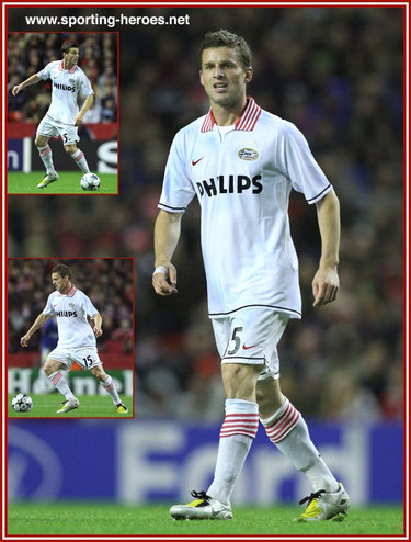 Jason Culina - PSV  Eindhoven - UEFA Champions League seasons with PSV