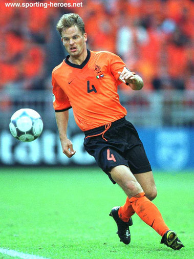Frank de Boer - Nederland - UEFA EK 2000 European Football Championship.