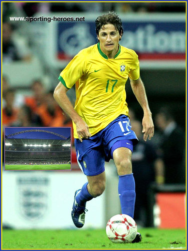 Edmilson - Brazil - Inglaterra 1 Brasil 1 (1 Junho 2007, Wembley)