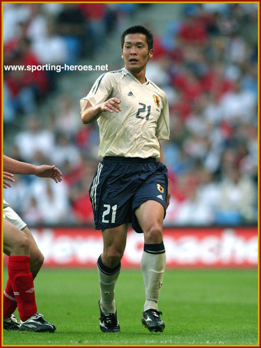 Akira Kaji - Japan - England 1-1 Japan (1st June 2004)