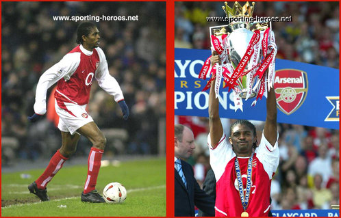 Nwankwo Kanu - Arsenal FC - Premiership Appearances 2003/04 (Arsenal's unbeaten season)