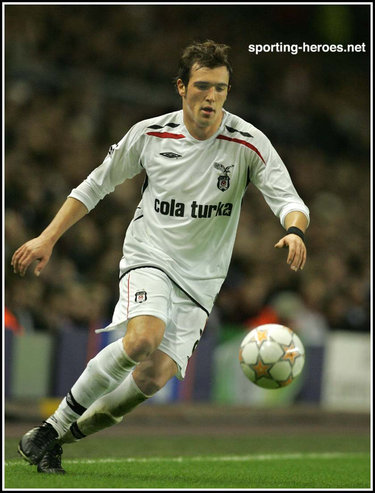 Serdar Kurtulus - Besiktas - UEFA Sampiyonlar Ligi 2007/08