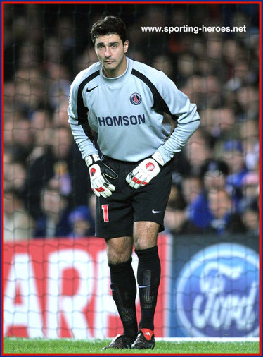 Lionel Letizi - Paris Saint-Germain - UEFA Champions League 2004/05