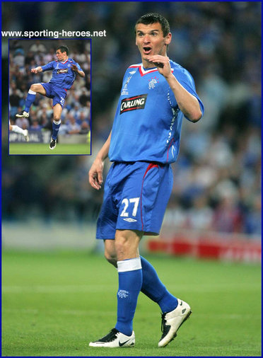 Lee McCulloch - Glasgow Rangers - UEFA Cup Final 2008