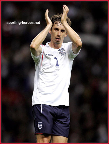 Gary Neville - England - UEFA European Championships 2008 Qualifying