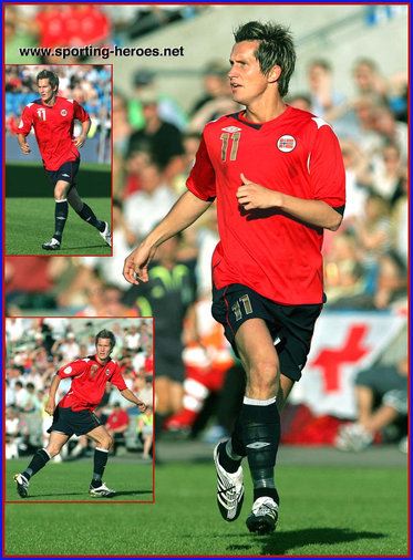 Morten Gamst Pedersen - Norway footballer - UEFA Europeisk Mesterskap 2008 kvalifikasjon