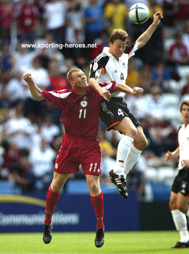 Andrejs Prohorenkovs - Latvia - UEFA European Championships 2004