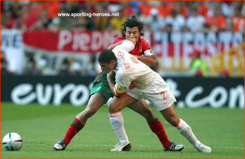 Michael Reiziger - Nederland - UEFA EK 2004 European Football Championships.