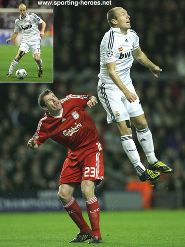 Arjen Robben - Real Madrid - UEFA Champions League 2008/09 & 2007/08.