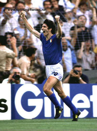 Paolo Rossi - Italian footballer - FIFA Campionato del Mondo 1982 World Cup.