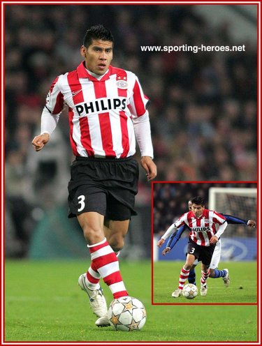 Carlos Salcido - PSV  Eindhoven - UEFA Champions League games for PSV.