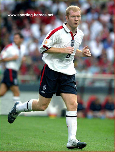 Paul Scholes - England - UEFA EM 2004 European Football Championships.