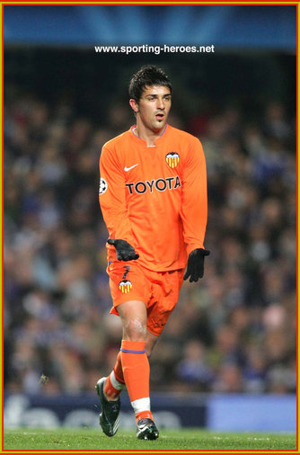 David Villa - Valencia - UEFA Champions League 2007/08