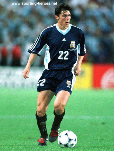 Javier Zanetti - Argentina - FIFA Copa del Mundo 1998
