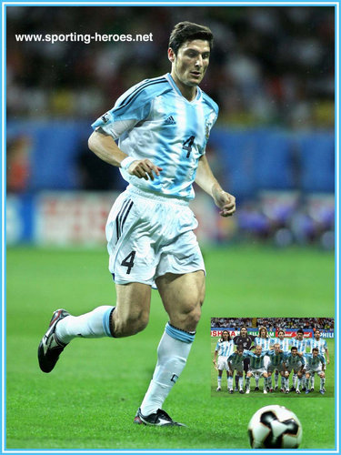 Javier Zanetti - Argentina - FIFA Copa del Confederación 2005 Confederation Cup.
