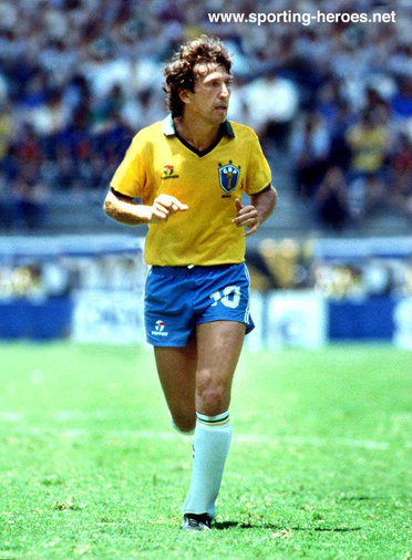 Zico - Brazil - FIFA Copa do Mundo 1986 (+ full list of his games for Brazil)