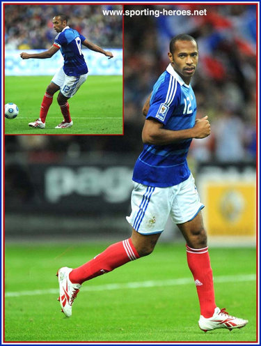 Thierry Henry - France - FIFA Coupe du Monde 2010 Qualification