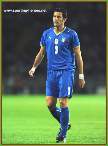 Fabio Grosso - Italian footballer - FIFA Campionato del Mondo 2010 qualifica