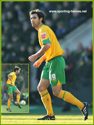 Simon Lappin - Norwich City FC - League appearances for The Canaries.