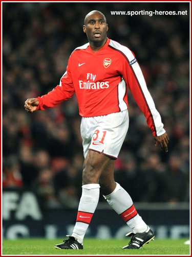 Sol Campbell - Arsenal FC - Premiership Appearances