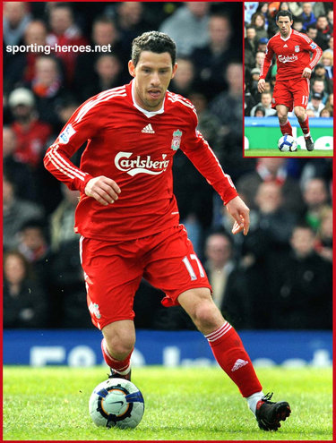 Maxi Rodriguez - Liverpool FC - Premiership Appearances