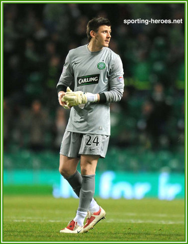 Lukasz Zaluska - Celtic FC - League Appearances