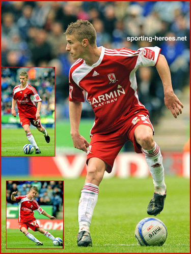 Joe Bennett - Middlesbrough FC - League Appearances