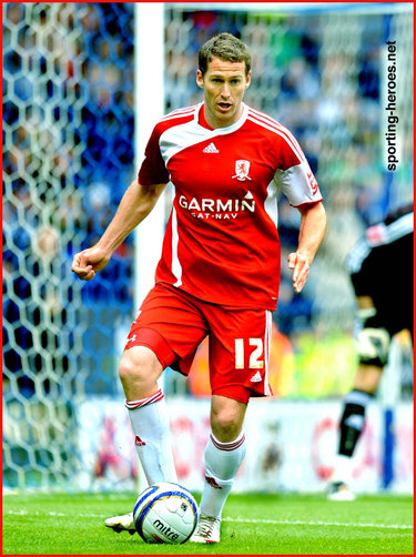 Chris Killen - Middlesbrough FC - League Appearances